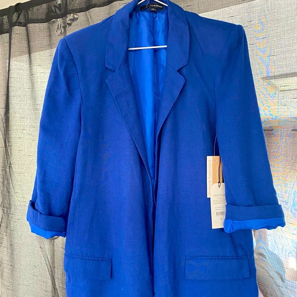 Linen boyfriend blazer - Picture 4 of 7